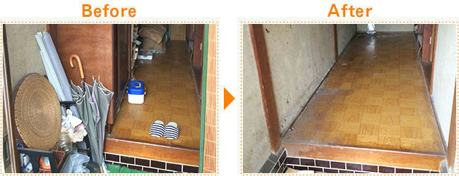 しばらく放置していた実家の不用品撤去作業