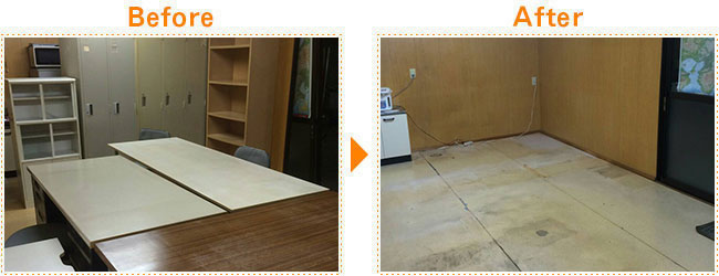 事務所移転に伴う不用品の回収