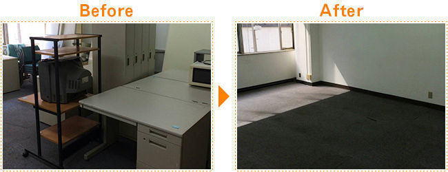 移転に伴う事務所の不用品回収