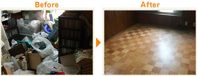 ゴミ屋敷の清掃 （３日目）