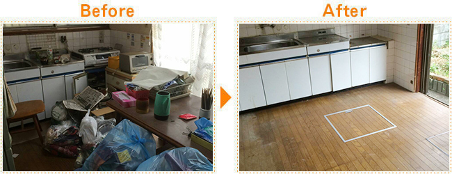 家財一式のお片付け②