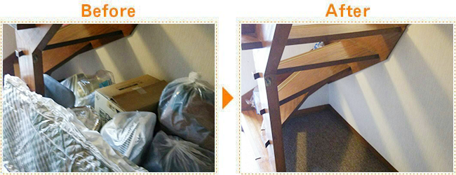 片付けで出た不要品の回収