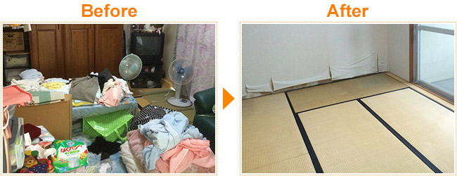 家財全ての撤去作業