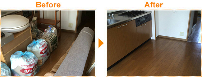 要らなくなった不要品のお片付け