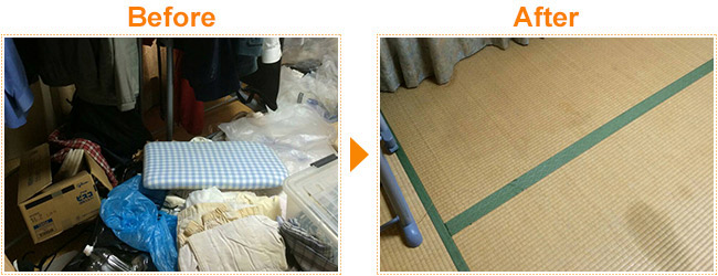 一部屋のお片付け