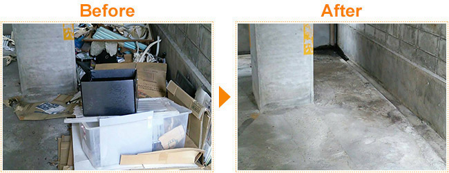 廃材のお片付け