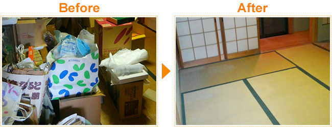 家財一式の不要品回収