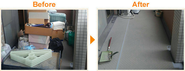 お片付けで出た不要品の回収